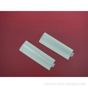 Supermarket Advertisement/Display/Promotion Injection Molded Clear Plastic Plastic Hanging Clip Strip with Adhesive Tape